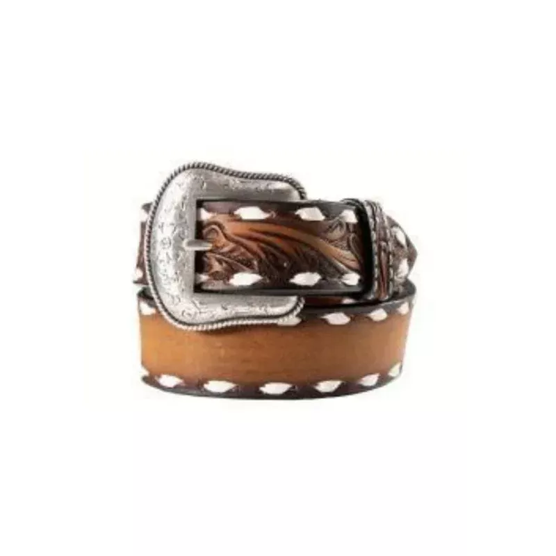 "Blank Name" Leather Western Belt - Child