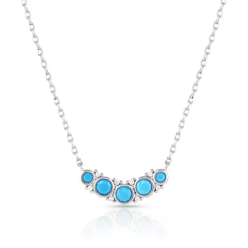 'Blue Moon' Crystal Necklace