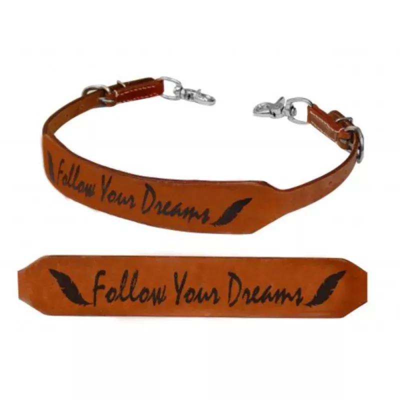 'Follow Your Dreams' Branded Wither Strap