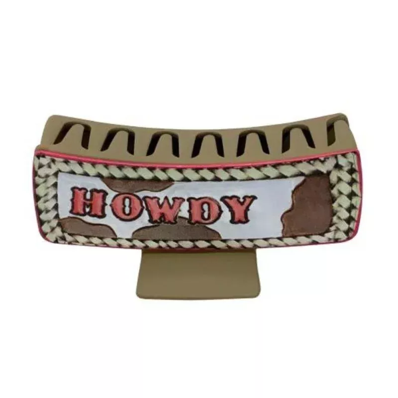 'Howdy' Hair Clip