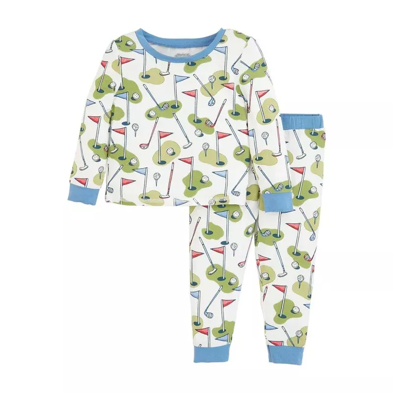 Mud Pie Boy’s Blue Golf PJ set