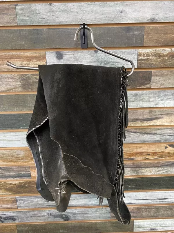 USED Whitman Ladies Western Chaps Small Black