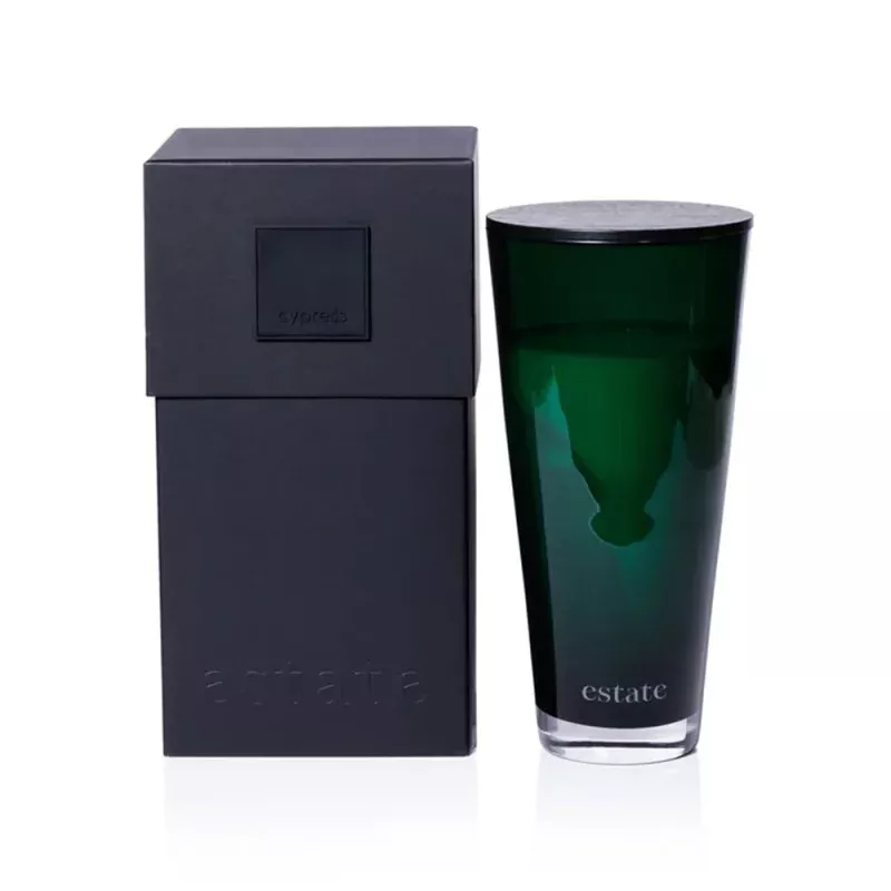 Zodax Estate Candle Green Cypress 57oz